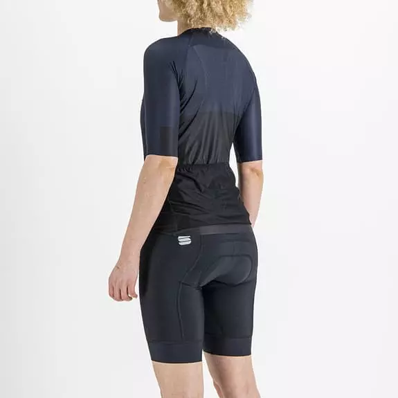 Maglia Sportful Pro Manica Corta Nero Blu Acciaio Donna 4 Maglia Sportful Pro Manica Corta Nero Blu Acciaio Donna - immagine 4