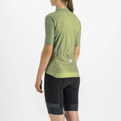 Maglia Sportful Checkmate Manica Corta Verde Chiaro Grigio Donna -Negozio online Maglie ciclismo Italia sf 1122016 369 004