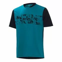 Maglia Spiuk All Terrain Manica Corta Blu Elettrico Nero