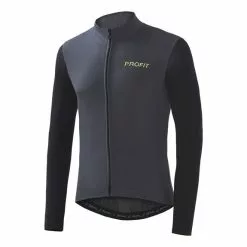 Maglia Spiuk Profit Cold&Rain Manica Lunga Nero Antracite