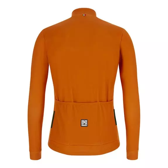 Maglia Santini Gravel Manica Lunga Arancione - Taglio Slim 3 Maglia Santini Gravel Manica Lunga Arancione - Taglio Slim - immagine 3