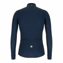 Maglia Santini Colore Manica Lunga Blu Scuro Arancione - Taglio Classic 6 Maglia Santini Colore Manica Lunga Blu Scuro Arancione - Taglio Classic -Negozio online Maglie ciclismo Italia st 1w216075color nt 003