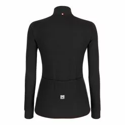 Maglia Santini Colore Manica Lunga Nero Rosa Donna - Taglio Classic -Negozio online Maglie ciclismo Italia st 1w216175color ne 003