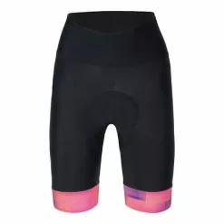 Pantaloncini Santini Forza Indoor Training Nero Rosa Donna