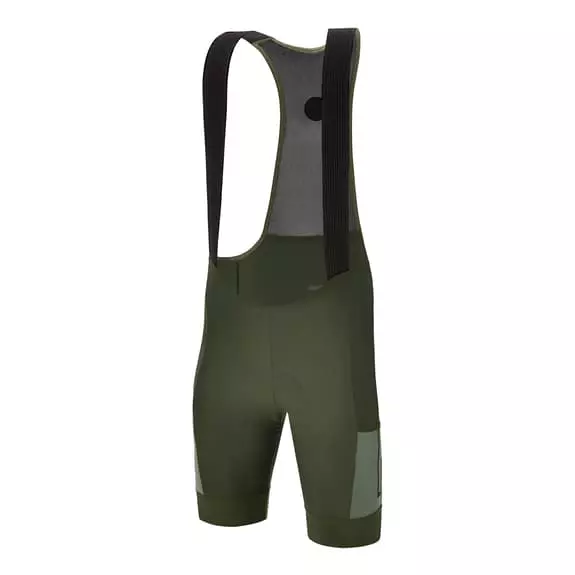 Salopette Santini Gravel Verde Scuro 2 Salopette Santini Gravel Verde Scuro - immagine 2