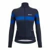 Maglia Santini Coral Bengal Manica Lunga Blu Marino Donna - Slim Fit