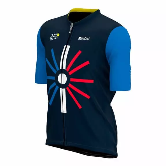 Santini Completo Tour De France 2023 Trionfo Blu 5 Santini Completo Tour De France 2023 Trionfo Blu - immagine 5