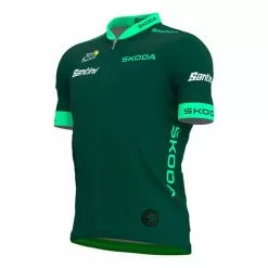 Santini Completo Tour De France 2023 Leader Classifica A Punti -Negozio online Maglie ciclismo Italia st kittour2023 3 003