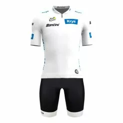 Santini Uniforme Tour De France 2023 Leader Della Classifica Junior