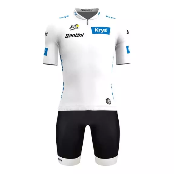 Santini Uniforme Tour De France 2023 Leader Della Classifica Junior 1 Santini Uniforme Tour De France 2023 Leader Della Classifica Junior