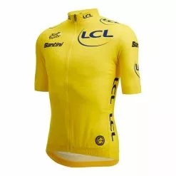 Santini Uniforme Tour De Francia Classifica Generale Leader Fan Line -Negozio online Maglie ciclismo Italia st kittour2023 5 003