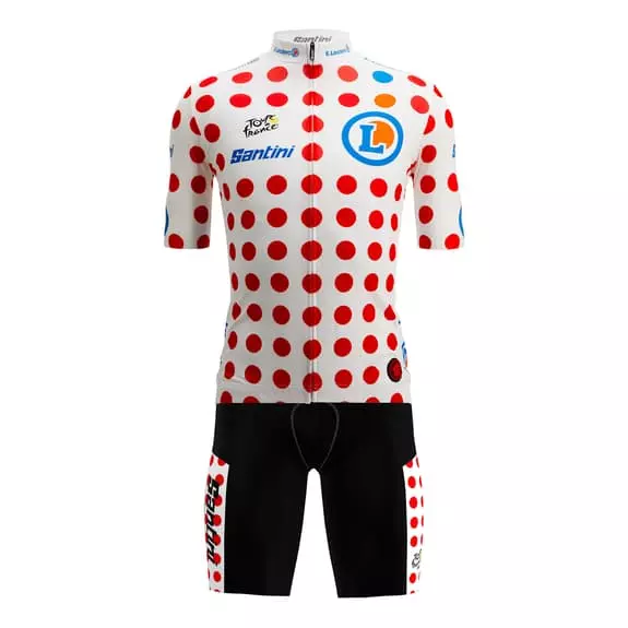 Santini Uniforme Tour De Francia 2023 Classifica Leader Mountain Fan Line 1 Santini Uniforme Tour De Francia 2023 Classifica Leader Mountain Fan Line