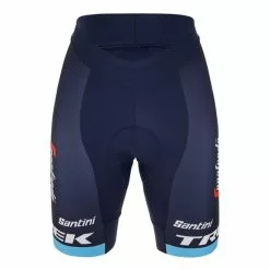 Santini Pantaloncini Trek-Segafredo 2023Fan Line Bianco Blu Donna