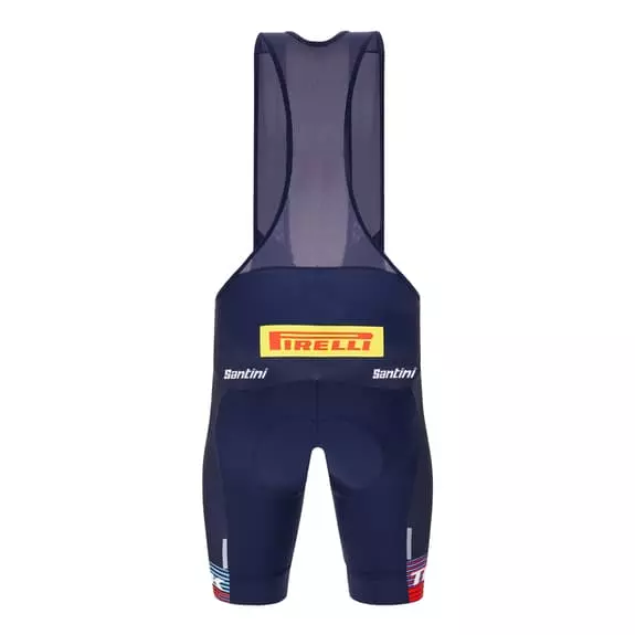 Santini Salopette Trek Factory Racing XC 2023 Fan Line Blu Rosso 3 Santini Salopette Trek Factory Racing XC 2023 Fan Line Blu Rosso - immagine 3