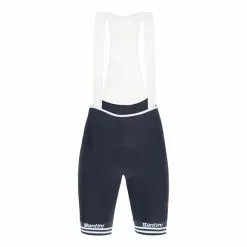 Santini Salopette Trek-Segafredo 2021 Pro Team Blu