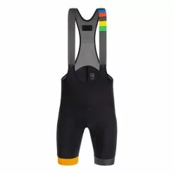 Salopette Santini UCI Sallanches 1964 Nero Arancione