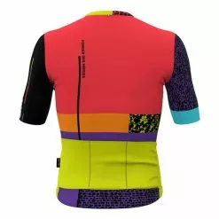 Maglia Santini Paris-Roubaix Forger Des Heroes Manica Corta Giallo Rosso Nero -Negozio online Maglie ciclismo Italia st re94075c22prfdh 003