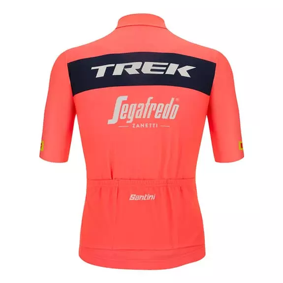Santini Completo Trek-Segafredo 2022 Fan Line Rosso Granatina Nero - Classic Fit 4 Santini Completo Trek-Segafredo 2022 Fan Line Rosso Granatina Nero - Classic Fit - immagine 4