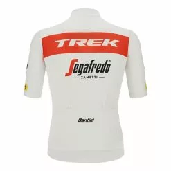 Santini Completo Trek-Segafredo 2022 Fan Line Bianco Rosso - Classic Fit -Negozio online Maglie ciclismo Italia st re94075c22ts rs 003