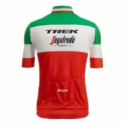 Santini Maglia Trek-Segafredo 2022 Italian Champion Fan Line Manica Corta - Classic Fit -Negozio online Maglie ciclismo Italia st re94075c22tsitaprint 003