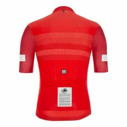Completo Santini UCI Varese 1951 Rosso Nero -Negozio online Maglie ciclismo Italia st re94075scboy 003