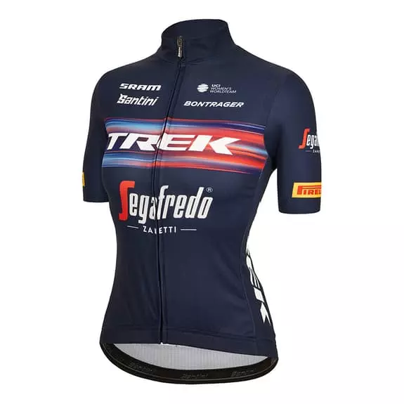 Santini Maglia Trek-Segafredo 2022 Tour De France Manica Corta Donna 2 Santini Maglia Trek-Segafredo 2022 Tour De France Manica Corta Donna - immagine 2