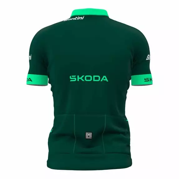 Santini Maglia Verde Tour De France 2023 Leader Classifica A Punti Manica Corta - Sleek Fit 3 Santini Maglia Verde Tour De France 2023 Leader Classifica A Punti Manica Corta - Sleek Fit - immagine 3
