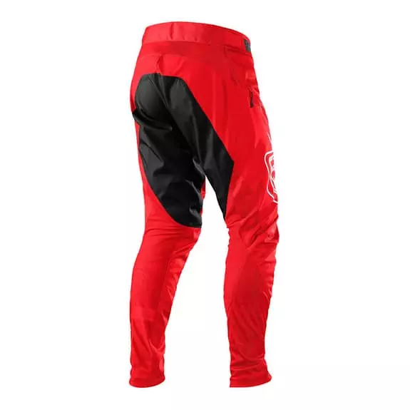 Pantaloni Lunghi Troy Lee Designs Sprint Senza Fondello Rosso Logo Nero 2 Pantaloni Lunghi Troy Lee Designs Sprint Senza Fondello Rosso Logo Nero - immagine 2
