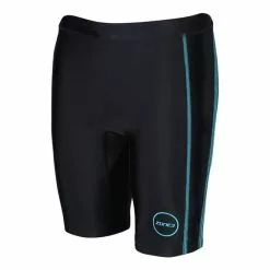 Salopette Zone3 Activate Short Senza Spalline Nero Turchese Donna