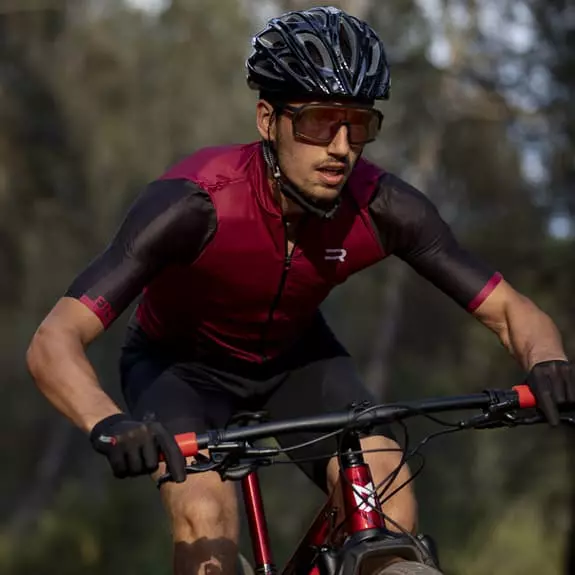 Maglia Finisseur Pro 3 Manica Corta Rosso Rubino Nero 3 Maglia Finisseur Pro 3 Manica Corta Rosso Rubino Nero - immagine 3