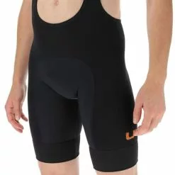 Unleash Your Nature Salopette UYN Biking Ridemiles Nero Arancione -Negozio online Maglie ciclismo Italia uyn o102003 b078 004