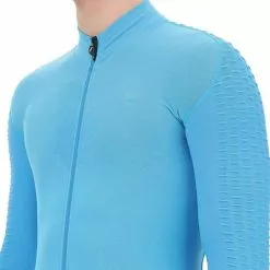 Unleash Your Nature Maglia UYN Airwing Manica Lunga Blu Turchese Nero -Negozio online Maglie ciclismo Italia uyn o102080 a292 005