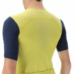 Unleash Your Nature Maglia UYN Biking Garda Manica Corta Verde Lime Blu -Negozio online Maglie ciclismo Italia uyn o102290 y234 005