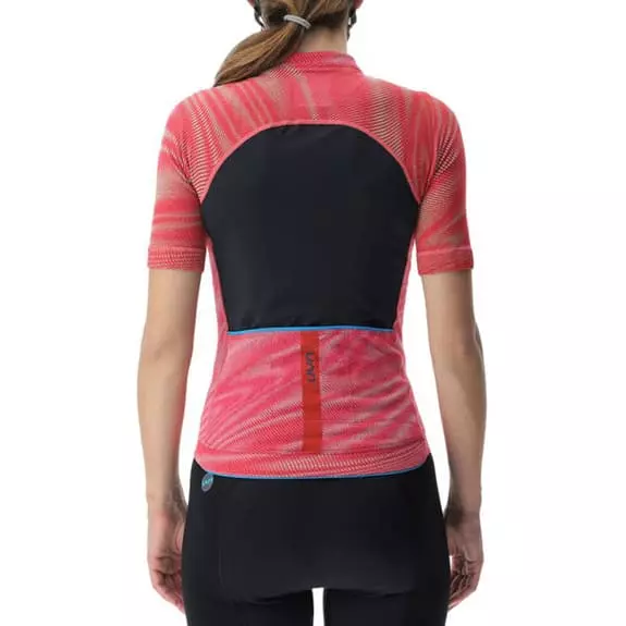 Unleash Your Nature Maglia UYN Biking Wave Manica Corta Rosso Donna 2 Unleash Your Nature Maglia UYN Biking Wave Manica Corta Rosso Donna - immagine 2