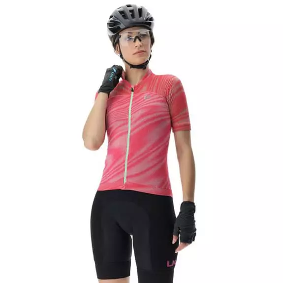 Unleash Your Nature Maglia UYN Biking Wave Manica Corta Rosso Donna 3 Unleash Your Nature Maglia UYN Biking Wave Manica Corta Rosso Donna - immagine 3