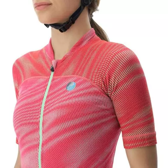 Unleash Your Nature Maglia UYN Biking Wave Manica Corta Rosso Donna 4 Unleash Your Nature Maglia UYN Biking Wave Manica Corta Rosso Donna - immagine 4