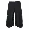 Pantaloni Corti Rimovibili Vaude Bike Nero