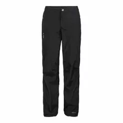 Pantaloni Lunghi Vaude Yaras Rain Zip III Nero Donna