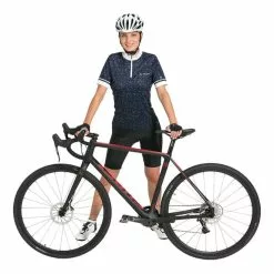 Maglia Vaude Dotchic Tricot III Manica Corta Blu Navy Donna -Negozio online Maglie ciclismo Italia vu 41832 750 003