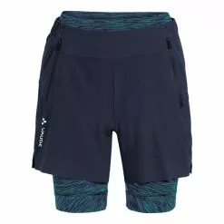 Pantaloni Corti Vaude Altissimi Blu Scuro Donna