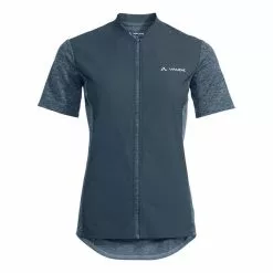 Maglia Vaude Qimsa Wind Manica Corta Blu Grigio Donna