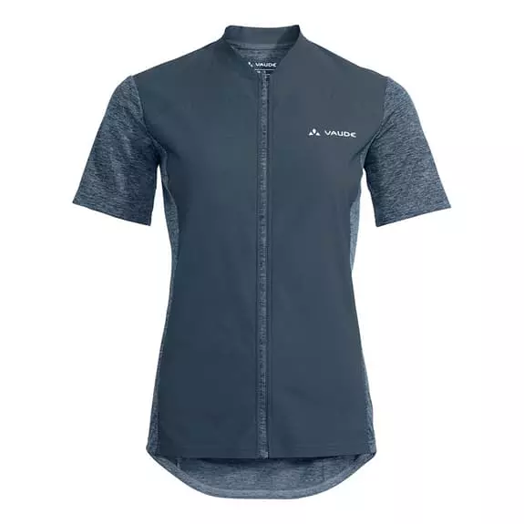 Maglia Vaude Qimsa Wind Manica Corta Blu Grigio Donna 1 Maglia Vaude Qimsa Wind Manica Corta Blu Grigio Donna