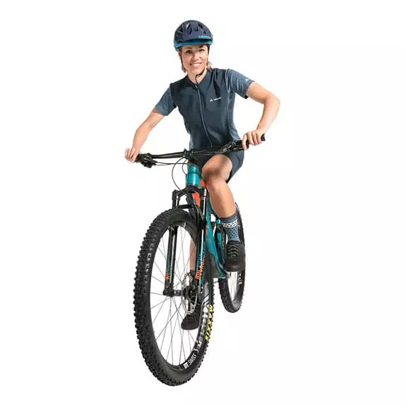 Maglia Vaude Qimsa Wind Manica Corta Blu Grigio Donna 3 Maglia Vaude Qimsa Wind Manica Corta Blu Grigio Donna - immagine 3