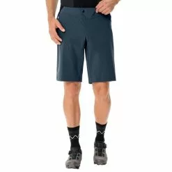 Pantaloni Corti Vaude Kuro Senza Fondello Nero Blu Scuro -Negozio online Maglie ciclismo Italia vu 42566 179 003