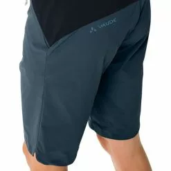 Pantaloni Corti Vaude Kuro Senza Fondello Nero Blu Scuro -Negozio online Maglie ciclismo Italia vu 42566 179 006