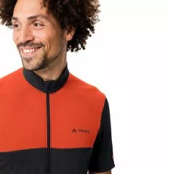 Maglia Vaude Matera Manica Corta Rosso Brillante Nero -Negozio online Maglie ciclismo Italia vu 42667 281 005