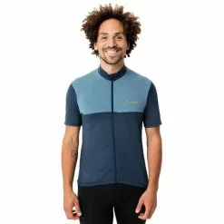 Maglia Vaude Matera Manica Corta Azzurro Blu Marino -Negozio online Maglie ciclismo Italia vu 42667 981 003