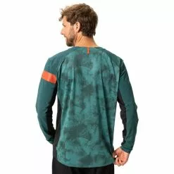 Maglia Vaude Moab PRO Manica Lunga Verde Azzurrino Rosso -Negozio online Maglie ciclismo Italia vu 43228 371 004